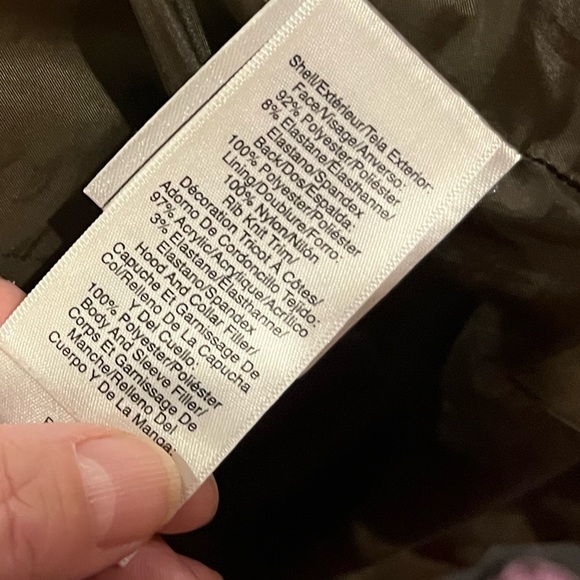 DKNY puffer parka olive army green S - Picture 7 of 14